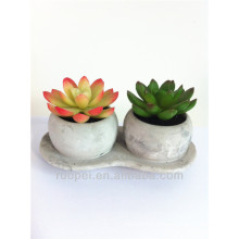 Mini lifelike artificial bonsai plant of ceramic pot with happy price